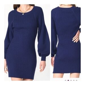 Adelyn Rae Navy Blue Mini Dress NEW